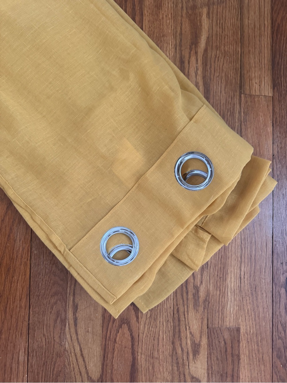 Amazon Mustard Yellow Grommet Top Curtains